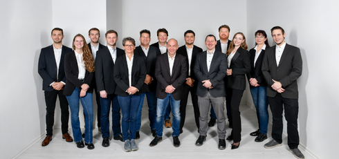 Gruppenbild des Teams für Energielösungen